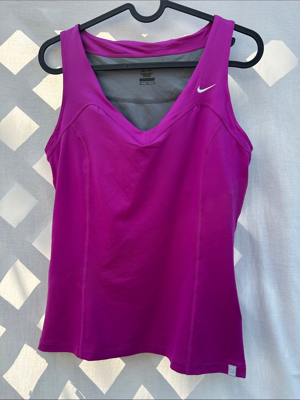 Nike Women’s Magenta V-Neck Athletic Tank